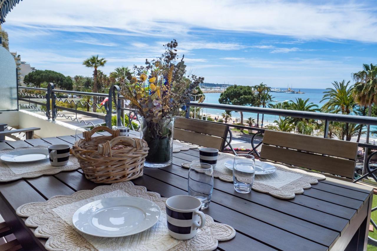 Cannes Croisette Superbe 3P Front De Mer Eksteriør bilde
