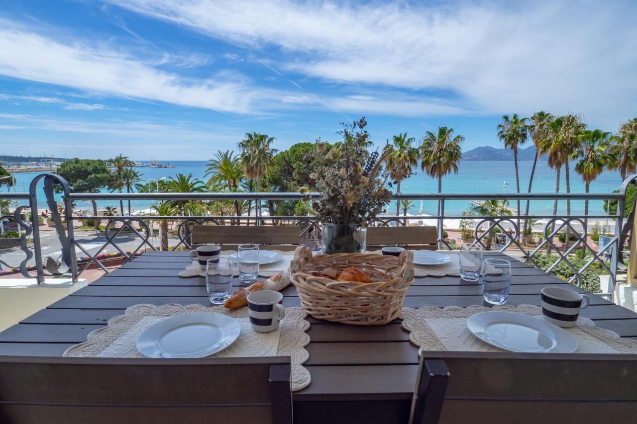 Cannes Croisette Superbe 3P Front De Mer Eksteriør bilde
